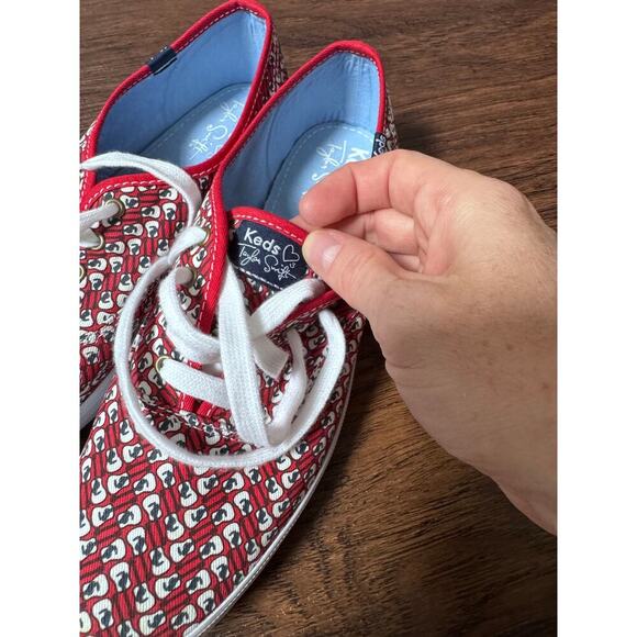 Keds Taylor Swift Collab Guitar Shoes Red - Picture 5 of 7